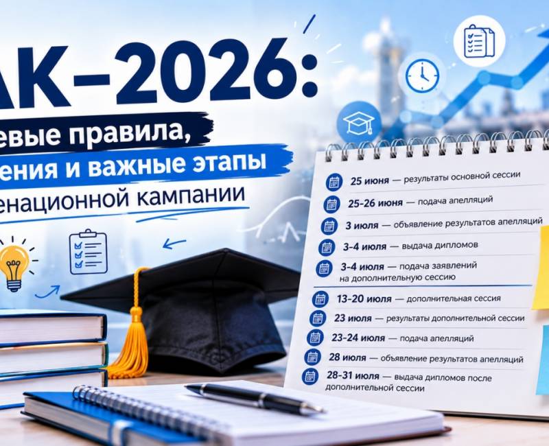 БАК–2026: ключевые правила, изменения и важные этапы экзаменационной кампании
