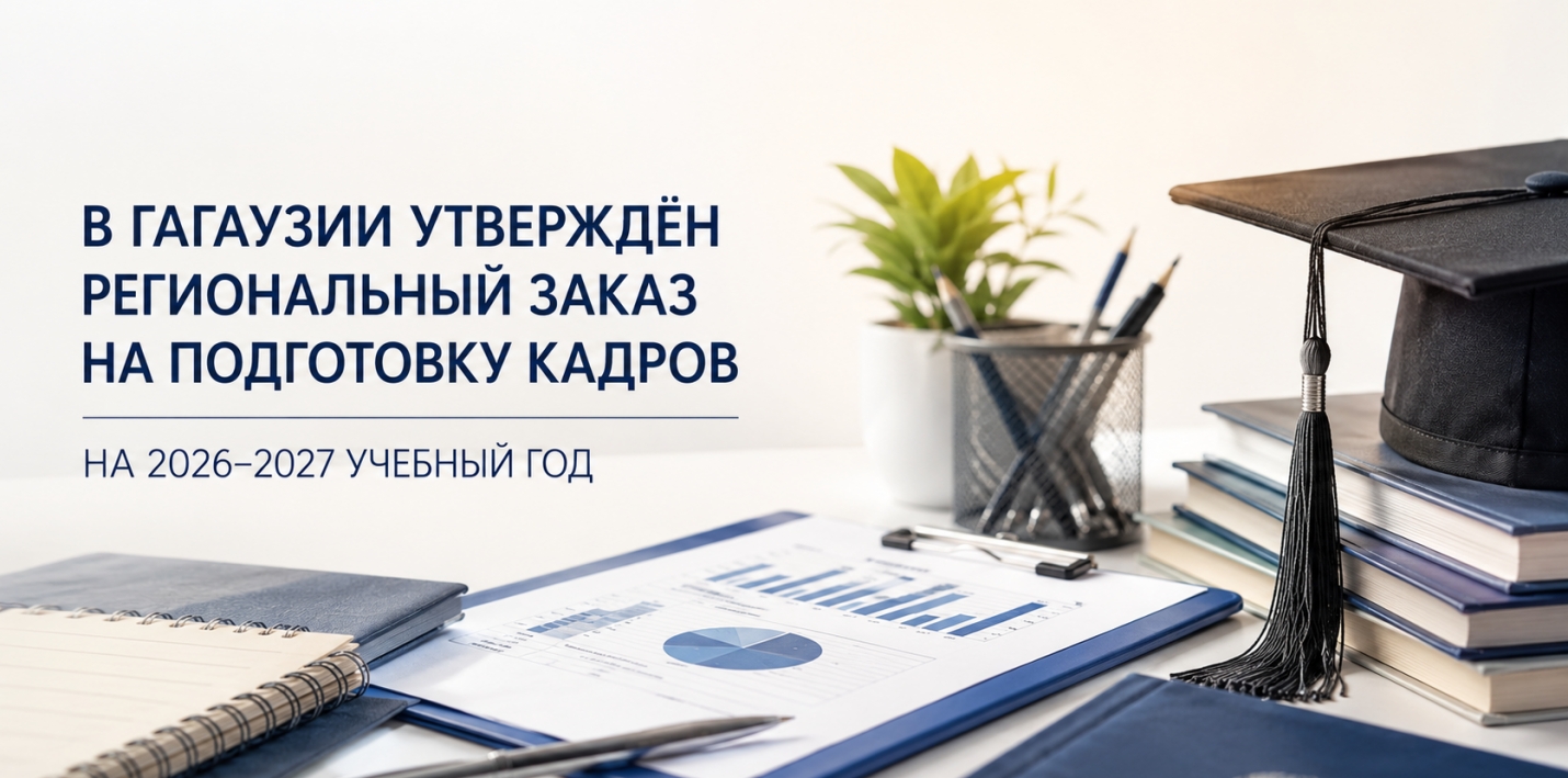 В ГАГАУЗИИ УТВЕРЖДЁН РЕГИОНАЛЬНЫЙ ЗАКАЗ НА ПОДГОТОВКУ КАДРОВ НА 2026&ndash;2027 УЧЕБНЫЙ ГОД