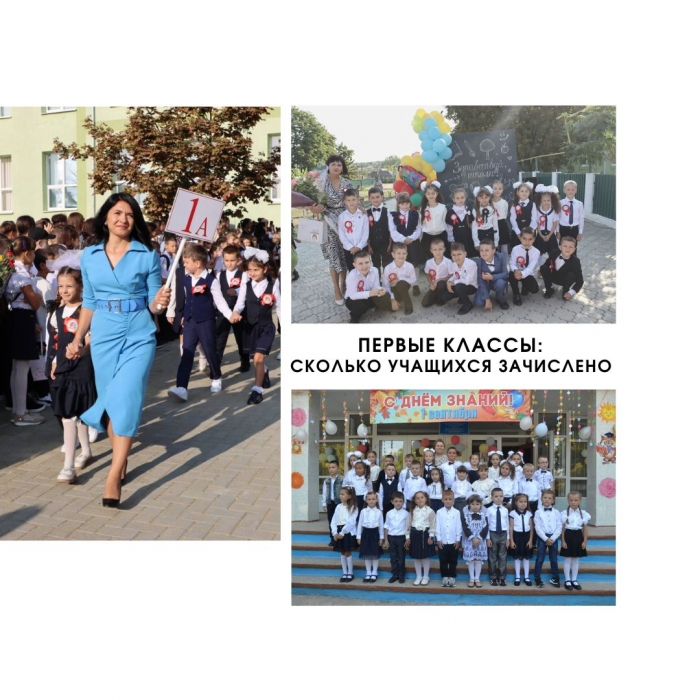 Первые классы: сколько учащихся зачислено
