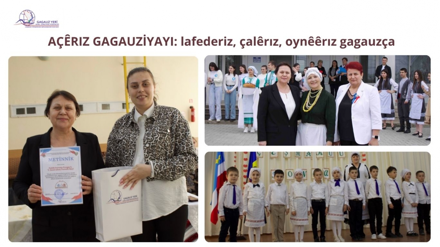 A&Ccedil;ȆRIZ GAGAUZİYAYI: lafederiz, &ccedil;al&ecirc;rız, oyn&ecirc;&ecirc;rız gagauz&ccedil;a