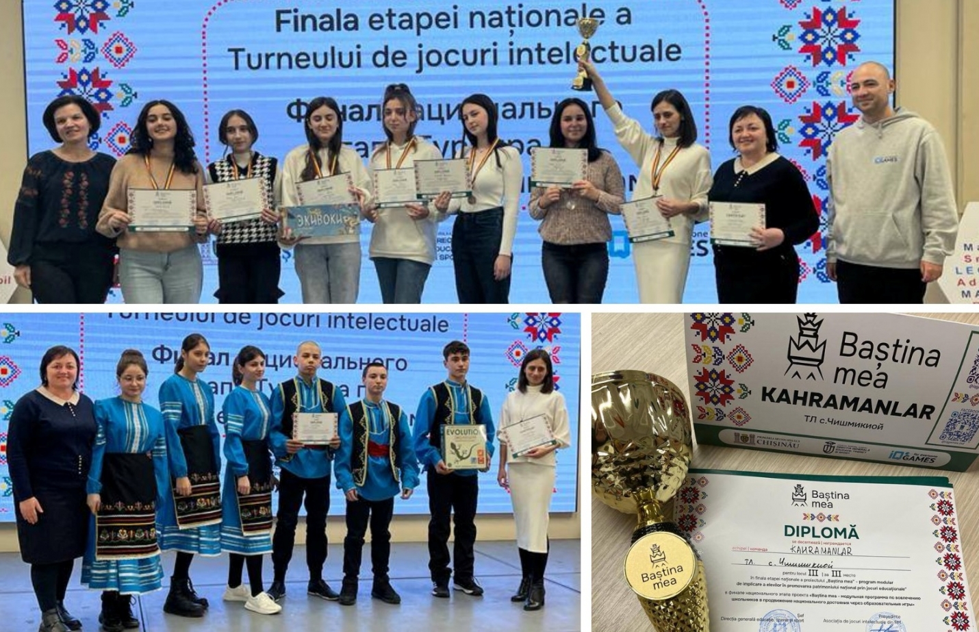ДВА ПРИЗОВЫХ МЕСТА: успех команд «Spiridușii» и «KAHRAMANLAR» в финале проекта "Bastina mea"